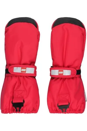 KABOOKI LEGO LWATLIN 706 MITTENS W/MEM. Rękawiczki, Czerwone, Regularne, , rozmiar uniwersalny