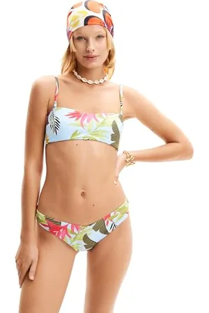 Desigual Swim_Palms_Bottom, 5002 Azul Palo, XS, , XS