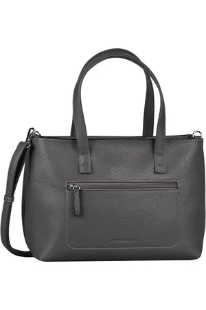TOM TAILOR Bags Elis damska torba na ramię na ramię z zamkiem błyskawicznym, średnia wielkość, szara, , Essential