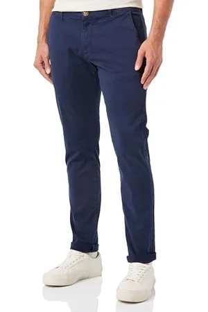 Cross Jeans Cross Męskie spodnie chino rekreacyjne, , 33W / 30L