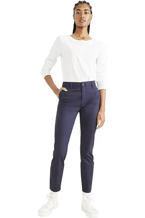 Dockers Damskie spodnie weekendowe chino skinny, granatowy blezer, 33W
