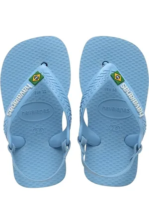Havaianas Baby Brazylia Logo II, Sandały Unisex Dziecko, Blue, 25 EU, , 25 EU