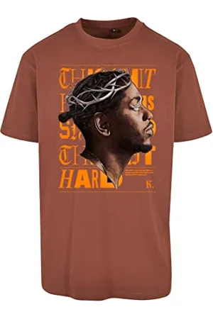Mister Tee K-DOT Oversize Tee Koszulka Unisex-Dorosły, Brązowy , L