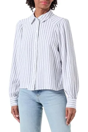 ONLY ONLCARO L/S Linen BL Puff Shirt CC PNT, , L