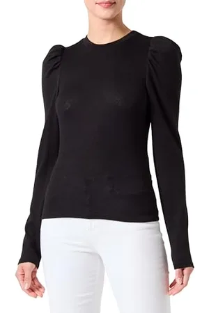 VILA Damski top z długim rękawem Visim L/S Top/B, , XS