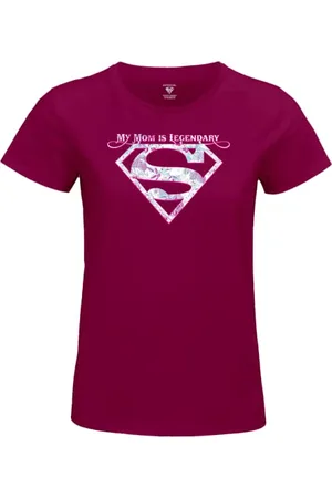 DC Comics Originals "Supergirl - My Mom is Legendary" WOSUPGOTS096 Koszulka damska, Fuschia, Rozmiar L, , L