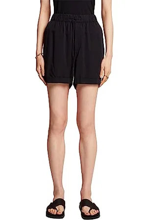 ESPRIT Damskie szorty 993CC1C303, 001BLACK, 34, 001Black, 34