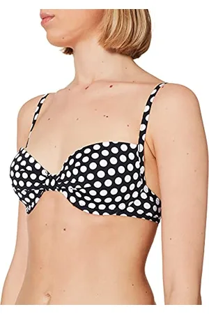 ESPRIT Damski biustonosz Crosby plażowy, usztywniany biustonosz bikini (2 sztuki), ( 001), 42-75C