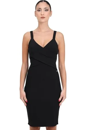 Armani Exchange Damska sukienka Essential, Criss-Cross Detail Casual Dress, , M