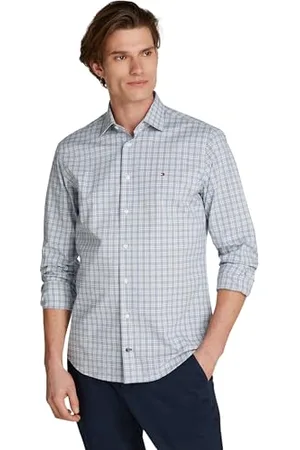 Tommy Hilfiger Męska koszula CL Stretch Small Check L/S, , 42W, , 42