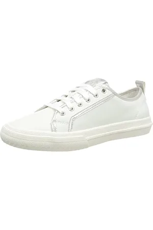 Clarks Damskie buty typu sneaker Roxby Lace, białe/srebrne, rozmiar 39, , 39 eu