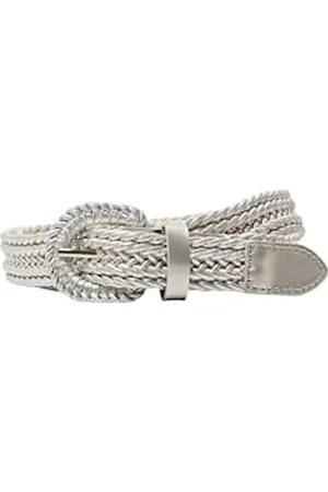 ESPRIT Damski 044EA1S323 pasek, 090/SILVER, L, , L