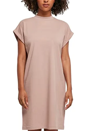 Build Your Brand Ladies Turtle Extended Shoulder Sukienka Damska, , L