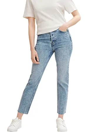 TOM TAILOR Damski Lotte Slim Straight Jeans 1033600, , 29