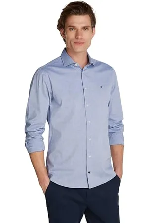 Tommy Hilfiger Męska koszula CL W-Oxford Dobby SF L/S, , 46W, , 50