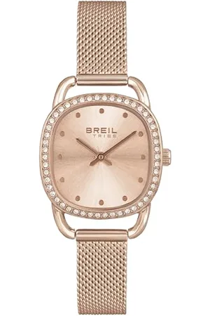 Breil Zegarek Penelope kolekcja mechanizm kwarcowy tylko czas - 2 h i kolorowy stalowy pasek dla kobiet, , Eine Größe, Bransoletka