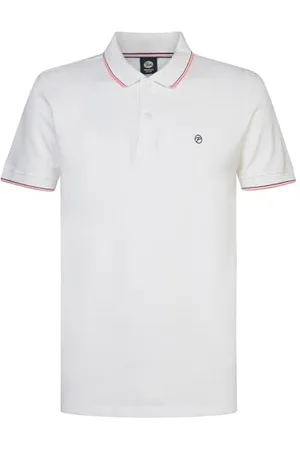 Petrol Industries INDUSTRIES Men Polo Short Sleeve M-1040-POL961; Kolor: Bright White; Rozmiar: L, , L