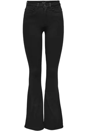 ONLY OnlRoyal High Sweet dżinsy damskie w stylu flared, (Black Black), S x 30L