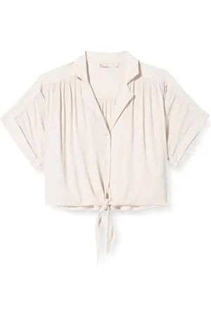 ONLY Onlpaula Life S/S Tie Shirt WVN Noos, , XS