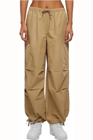 Urban classics Damskie spodnie damskie Cotton Cargo Parashute Pants UnionBeige XS, , XS