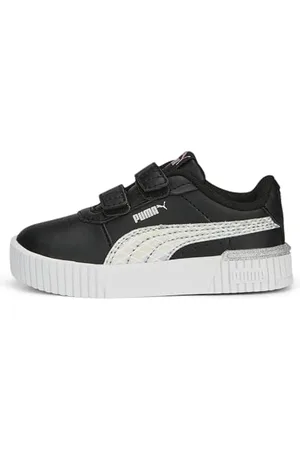 PUMA Carina 2.0 Mermaid V Inf Sneaker dla dziewczynek, Black Lilac Chiffon Silver White, 22 EU