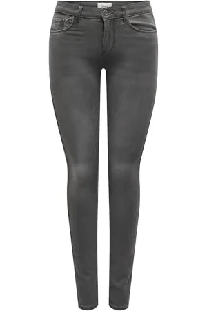 ONLY Damskie Jeansy Onlroyal Reg Sk Dnm Bj312 Noos Skinny, Szare, (XS) W x 30L