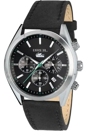 Breil Męski chronograf kwarcowy zegarek ze skórzanym paskiem TW1608