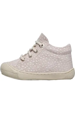 Naturino Cocoon buty zamszowe pierwsze kroki, Różowy puder 2 m20, 17 EU