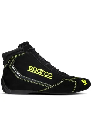 Sparco Botines Slalom 2022 Rozmiar 45 Czarny/Żółty, Buty Unisex Dorosły, , EU, , 45 EU