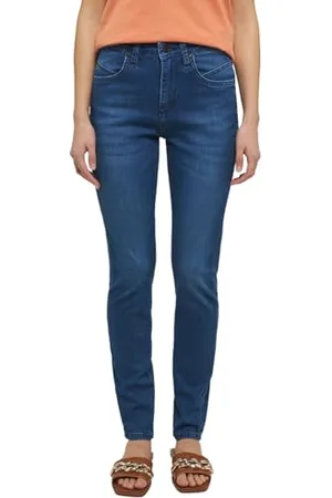 Mustang Damskie dżinsy Mia Jeggings, niebieskie, 25W / 30L, , 25W / 30L