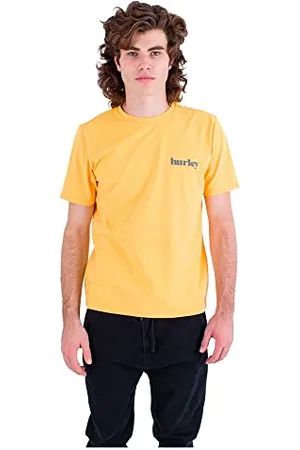 Hurley Męski worek do siedzenia Evd Recycled Lowers Ss T-shirt, wierzba maślana, L, , L