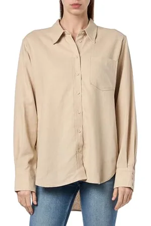 Y.A.S Flaxy Ls Linen Shirt Noos, , XXL