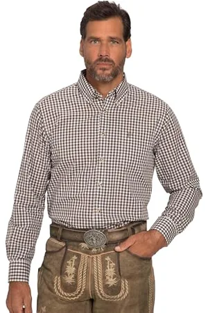 JP 1880 Męskie, duże rozmiary, koszula w kratkę, , 7XL