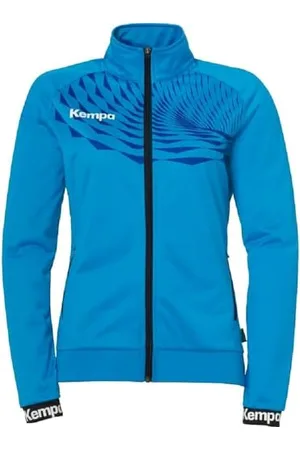 Kempa Poly Kurtka Kobieta Dziewczyna Sport Piłka nożna Trening Bluza, niebieski/królewski, L