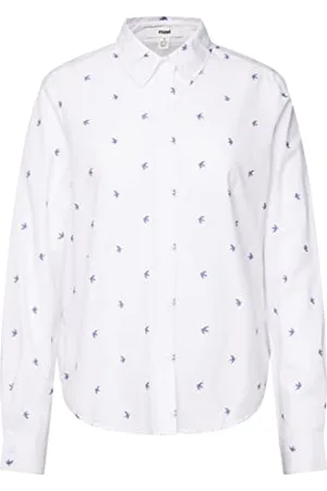 Mavi Damska koszulka z długim rękawem, biała, XL (DE), , XL