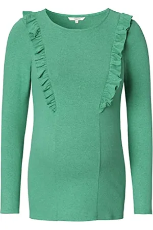Noppies Maternity Tee Pierson Nursing Long Sleeve T-Shirt, deep sea-P986, XL