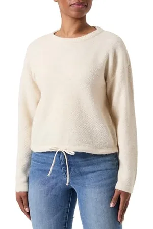 VERO MODA Bestseller A/S Damski VMPHILLIS LS Short String GA Boo sweter, brzoza/szczegóły: melanż, M, , M