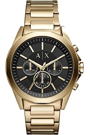 Armani Exchange Chronograf stal szlachetna zegarek męski, rozmiar koperty 44 mm, , Rozmiar uniwersalny, Bransoletka