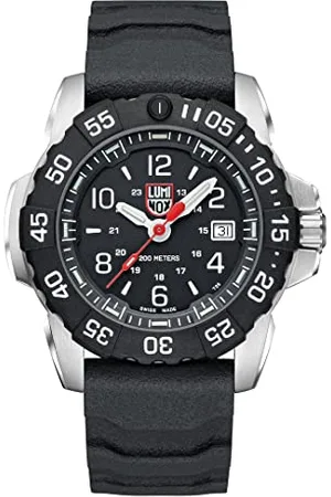 Luminox Męski analogowy szwajcarski zegarek kwarcowy z gumowym paskiem XS.3251.CB, , Nowoczesny