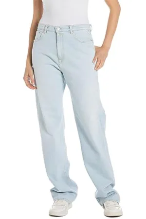 Replay Damskie dżinsy z wysokim stanem Comfy Fit Laelj, , 29W / 32L