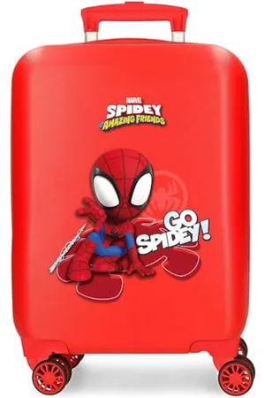 Marvel Joumma Go Spidey Walizka kabinowa czerwona 33 x 50 x 20 cm sztywne zapięcie szyfrowe ABS boczne zapięcie szyfrowe 28,4 kg 2 kg 4 koła podwójny bagaż ręczny, , walizka kabinowa