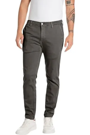 Replay Zeumar Hyperchino Color Xlite męskie spodnie slim fit, , 31W / 32L