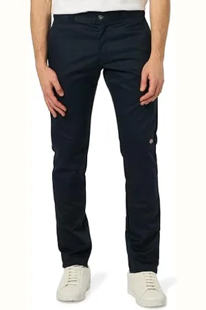 Dickies Męskie spodnie robocze z podwójnym kolanem, proste, ciemnogranatowe, 34W x 34L, , 34W / 34L