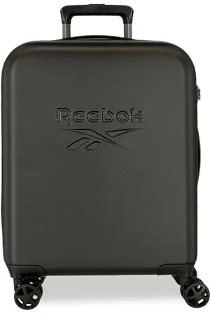 Reebok Franklin Walizka kabinowa czarna 40 x 55 x 20 cm Twardy ABS Zamknięcie TSA 37L 2,56 kg 4 Podwójne koła Bagaż ręczny by Joumma Bags, , walizka kabinowa