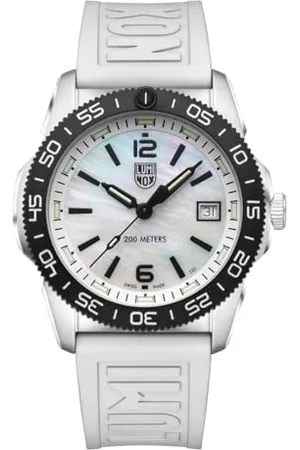Luminox Męski analogowy szwajcarski mechanizm kwarcowy zegarek z silikonową bransoletką XS.3128M zestaw, , Pasek