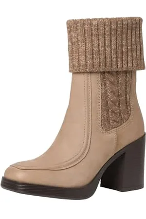 Marco Tozzi Damskie 2-25362-41 botki na obcasie, taupe nubuck, 39 EU, , 39 eu