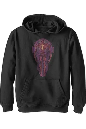 Marvel Chłopięca Stained Glass Hoodie, czarna, L, , L
