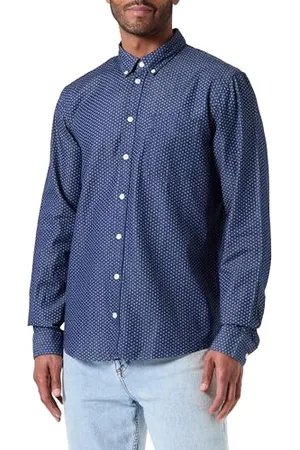Casual Friday Cfanton Ls Bd Indigo AOP koszula męska, , XL