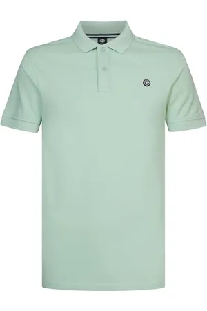 Petrol Industries INDUSTRIES Men Polo Short Sleeve M-1040-POL002; Kolor: Pistac; Rozmiar: XXXL, , 3XL