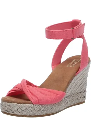 TOMS Damskie sandały na koturnie Marisela Espadrille, , 8.5